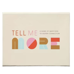 Tell Me More – 52 Deep Conversation Cards for Couples & Friends